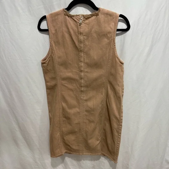 Lauren Ralph Lauren Sleeveless Sheath Dress 10P Tan Casual Workwear Minimalist - Picture 7 of 11